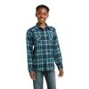 Boy's Ariat Hastings Retro Fit Snap Front Shirt #10038070 -Men's Plaid Shirt Sales 00885ebabd953f1c699d6618dfc584ec