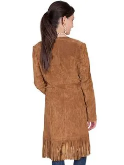Wahmaker Women's Scully Suede Fringe Maxi Coat #L19-81 -Men's Plaid Shirt Sales 024f89fe02d636018be3faa56d6b327f