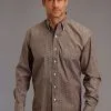 Men's Stetson Button Down Shirt #11-001-0526-5016GY -Men's Plaid Shirt Sales 02d0afa7c0527479ef5fef30a2f64f8e