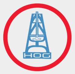 Hooey HOG Sticker #ST3001RDBL