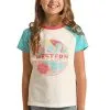 Girl's Rock & Roll Cowgirl T-Shirt #RRGT21RZLX