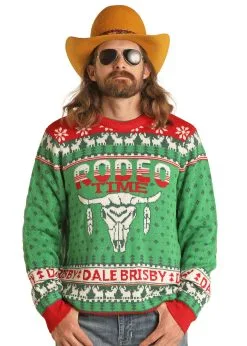 Men's Rock & Roll Cowboy Dale Brisby Sweater #RRUT32R0LB