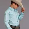Roper Apparel Boy's Roper Light Blue Long Sleeve #11-030-0465-0020BU-C -Men's Plaid Shirt Sales 0b263e6efcf4a02397938ee8f4774d22