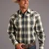 Men's Stetson Snap Front Shirt #11-001-0478-1061 -Men's Plaid Shirt Sales 0b3e0a9ac2ff2602cf597efde2ef8dc7