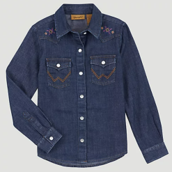 Girl's Wrangler Snap Front Shirt #112317728