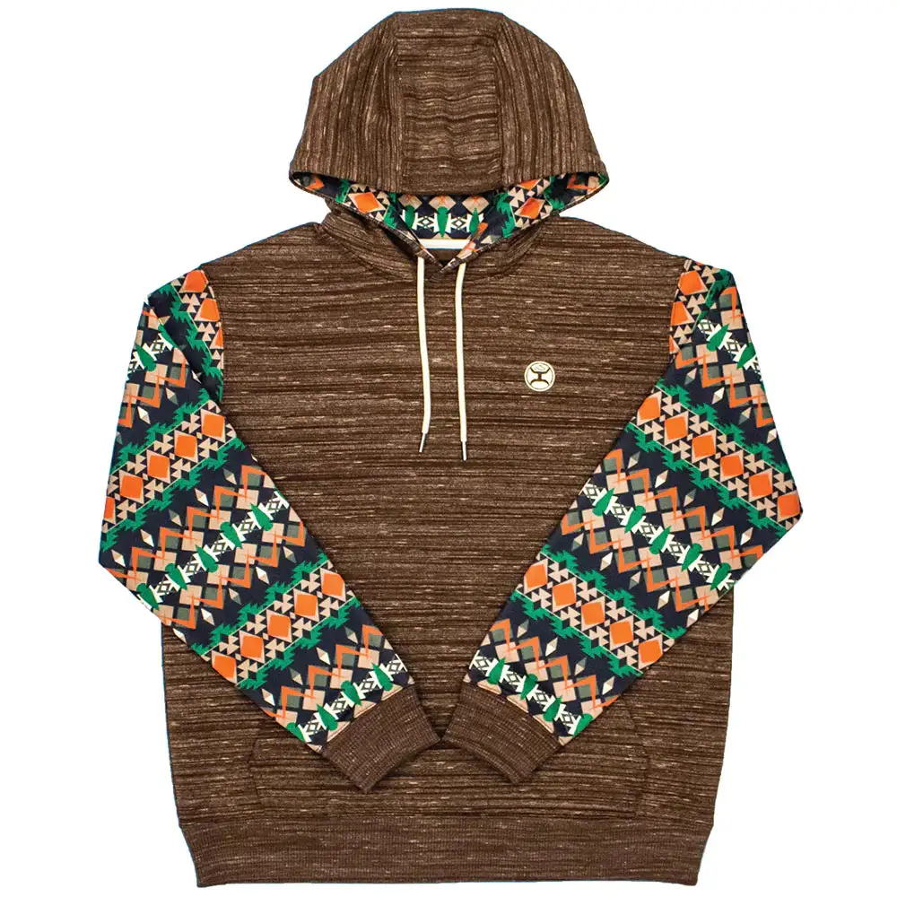 Children's Hooey Brown Aztec Hoodie #HH1192BR-Y 3 Children's Hooey Brown Aztec Hoodie #HH1192BR-Y