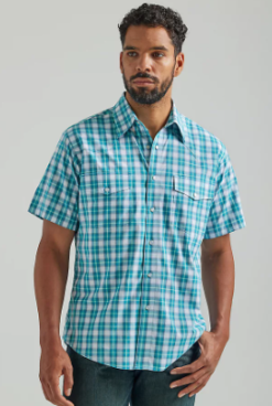 Men's Wrangler Wrinkle Resist Snap Front Shirt #112324685