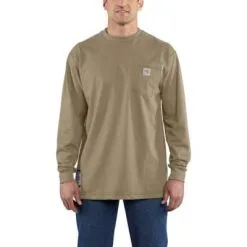 Men's Carhartt Flame Resistant T-Shirt #100235-250X (Big And Tall)