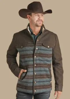 Men's Powder River Wool Canvas Coat #PRMO92RZZ8
