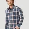 Men's Wrangler Button Down Shirt #112318824 -Men's Plaid Shirt Sales 112318824 BF01 RGFF PRD