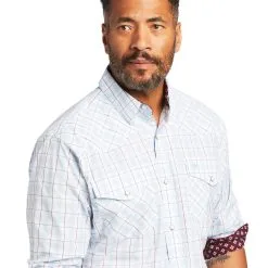 Men's Ariat Relentless Ferric Stretch Classic Fit Snap Front Shirt #10039317-C -Men's Plaid Shirt Sales 112ac3f86415a41270205753125abff0