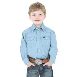 Boy's Wrangler Snap Front Shirt #BW1251B