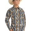 Boy's Rock & Roll Cowboy Snap Front Shirt #RRBSOSR0PS -Men's Plaid Shirt Sales 133786fcdb120e7b3ab58cdb781e52b2