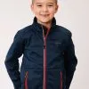 Roper Apparel ONLINE SPECIAL Boy's Roper Bonded Fleece Jacket #03-397-0692-6128BU -Men's Plaid Shirt Sales 1507728838495720ea70b7d2b22bba67