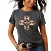 Women's Ariat Quilt Logo T-Shirt #10045443 -Men's Plaid Shirt Sales 16008f187c5d6b35000249c8d641b643