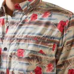 Men's Ariat VentTEK Outbound Fitted Button Down Shirt #10043429 -Men's Plaid Shirt Sales 161936bbaccd6a1f1052845b5772ed90