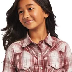 Girl's Ariat R.E.A.L. Snap Front Shirt #10040630 -Men's Plaid Shirt Sales 16fdecfa6068186a5ed555dd3e0a7b34