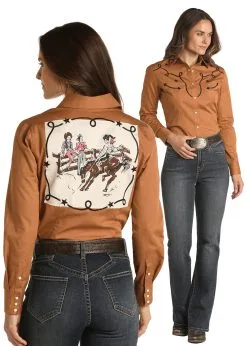 PANHANDLE Women's White Label Snap Front Shirt #WLWSOSR0U2