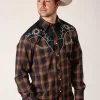 Roper Apparel Men's Roper Snap Front Shirt #01-001-0024-1003 -Men's Plaid Shirt Sales 1b2727d9f9e12f1004d3e152796b0cb7