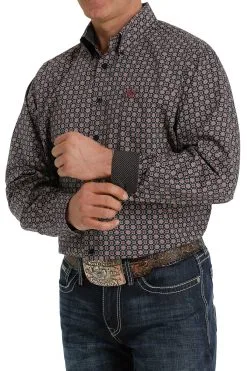 Men's Cinch Button Down Shirt #MTW1105317BLK