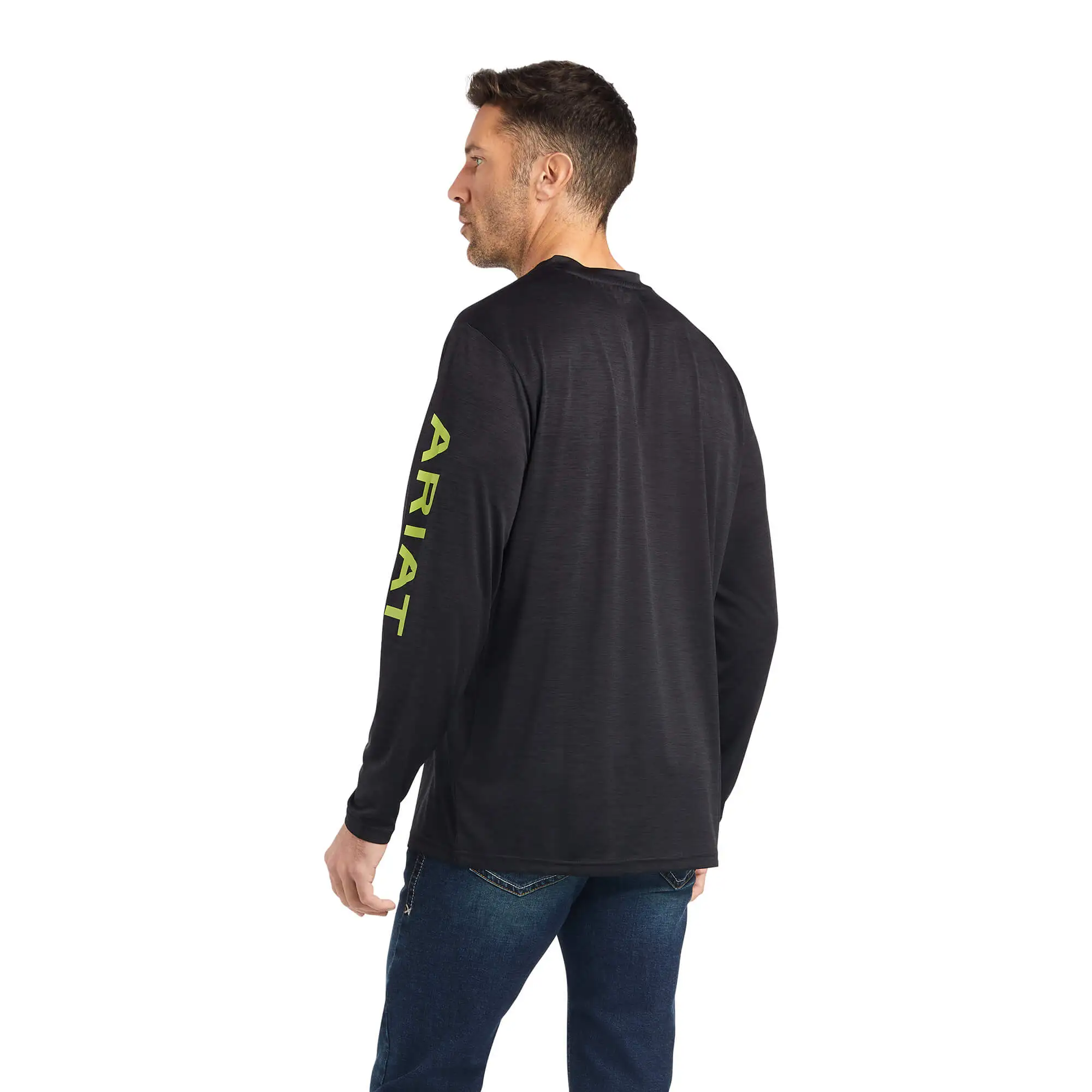 Men's Ariat Charger Logo T-Shirt #10042607 4 Men's Ariat Charger Logo T-Shirt #10042607 - Image 2