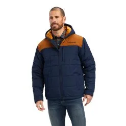 Men's Ariat Navy Crius Insulated Jacket #10041648
