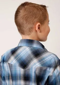 Roper Apparel Boy's Roper Snap Front Shirt #01-030-0101-1000 -Men's Plaid Shirt Sales 239c921ba7c5743c47041dde3abd6912