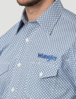 Men's Wrangler Logo Button Down Shirt #2314906 9 Men's Wrangler Logo Button Down Shirt #2314906 -Men's Plaid Shirt Sales 23d0854995193df3fc5b1b706ce65594