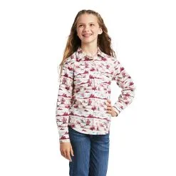 Girl's Ariat REAL Snap Front Shirt #10039507-C