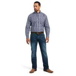 Men's Ariat Pro Series Justus Classic Fit Button Down Shirt #10039266-C -Men's Plaid Shirt Sales 249c67277ef9f938a339ff04851686ac