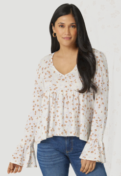 Women's Wrangler Babydoll Blouse #112327222