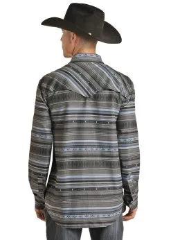 PANHANDLE Men's Rock & Roll Cowboy Snap Front Shirt #RRMSOSRYZO -Men's Plaid Shirt Sales 26a58ac320231d82976452dc24e8443c
