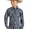 PANHANDLE Boy's Rock & Roll Cowboy Snap Front Shirt #RRBSOSRZ1E -Men's Plaid Shirt Sales 277256cc62ccbc55542c59139c81586d