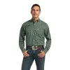 Men's Ariat Kylan Stretch Classic Fit Button Down Shirt #10039748X