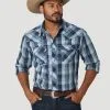 Men's Wrangler Snap Front Shirt #112318680 -Men's Plaid Shirt Sales 28b78975e2e027740a3152ed604ed841