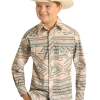 Boy's Rock & Roll Cowboy Snap Front Shirt #RRBSOSR0R7 -Men's Plaid Shirt Sales 28e35e43db8e43b3b6ec69c9f100c2fd