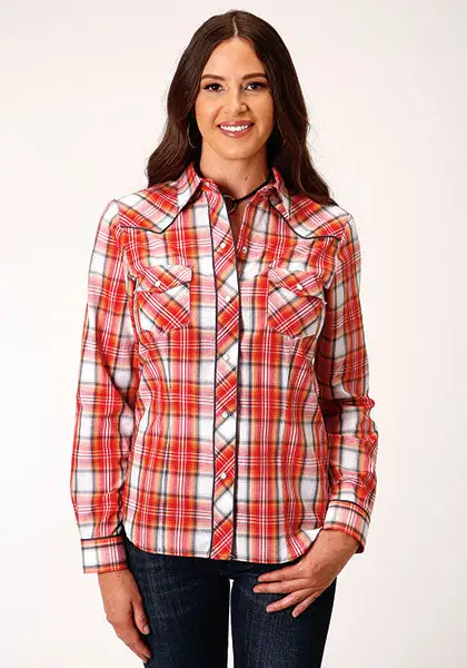 Roper Apparel Women's Roper Snap Front Shirt #01-050-0016-4020 5 Roper Apparel Women's Roper Snap Front Shirt #01-050-0016-4020 - Image 3