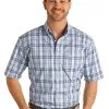 PANHANDLE Men's Rough Stock Button Down Shirt #R1D3266-C -Men's Plaid Shirt Sales 2b06db05b59bea2e6565e15cd2b0b107