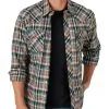 Men's Wrangler Retro Snap Front Shirt #112318773X -Men's Plaid Shirt Sales 2b26251cbfeb110925ec1e378071aea4