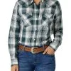 Women's Wrangler Essential Snap Front Shirt #112327184 -Men's Plaid Shirt Sales 2c0a1ba04ce9cbb5882516946db84733