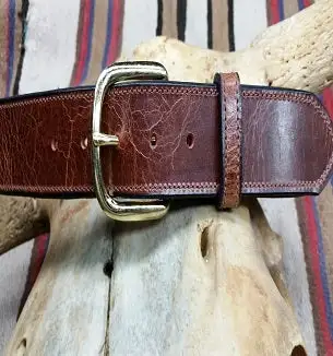 VISALIA STOCK SADDLE CO Men's Visalia Stock Saddle Western Belt #311-06BRNX 3 VISALIA STOCK SADDLE CO Men's Visalia Stock Saddle Western Belt #311-06BRNX