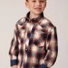 Roper Apparel Boy's Roper Plaid Long Sleeve #03-030-0062-1008 -Men's Plaid Shirt Sales 2e4bd925b2975a41a10b85b6824243a8