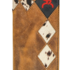 Men's Hooey Roughy Crazy Horse Rodeo Wallet #RW004-TNBK -Men's Plaid Shirt Sales 323de0991c392db90780a4df696de24d