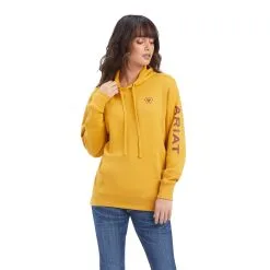 Women's Ariat REAL Classic Arm Logo Hoodie #10041636