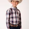 Roper Apparel Boy's Roper Button Down Shirt #03-030-0378-4048