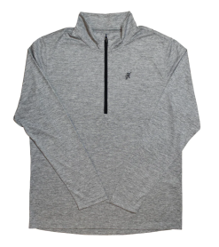 Men's Hooey Range Quarter Zip Pullover #HH1193GY