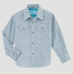 Boy's Wrangler 20X Advanced Comfort Snap Front Shirt #112314974