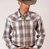Roper Apparel Men's Roper Setting Sun Snap Front Shirt #03-001-0278-4050 -Men's Plaid Shirt Sales 389a59d1e439471e5c39e75a92c9ccce