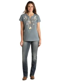 PANHANDLE Women's White Label Blouse #WLWT51RZIU