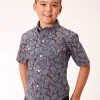 Roper Apparel Boy's Roper Button Down Shirt #30-031-0325-4012 -Men's Plaid Shirt Sales 3c18eaff5365b13572870d23a860ec2f